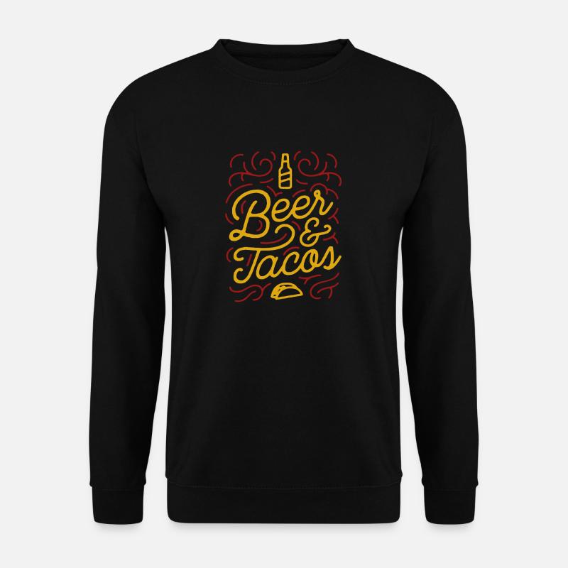 Beer and Tacos - Unisex Sweatshirt - black
