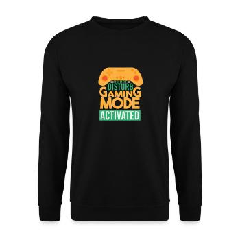 Gaming Fashion - Unisex Sweatshirt - black - Front - Alina (178cm) & Michal (187cm)