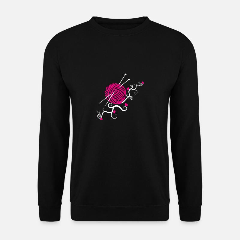 Stricken - Unisex Pullover - Schwarz
