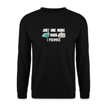 Collector of Minerals and Rocks - Unisex Sweatshirt - black - Front - Alina (178cm) & Michal (187cm)