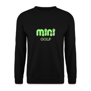 -golf - Sweat-shirt Unisexe - noir - Devant - Alina (178cm) & Michal (187cm)