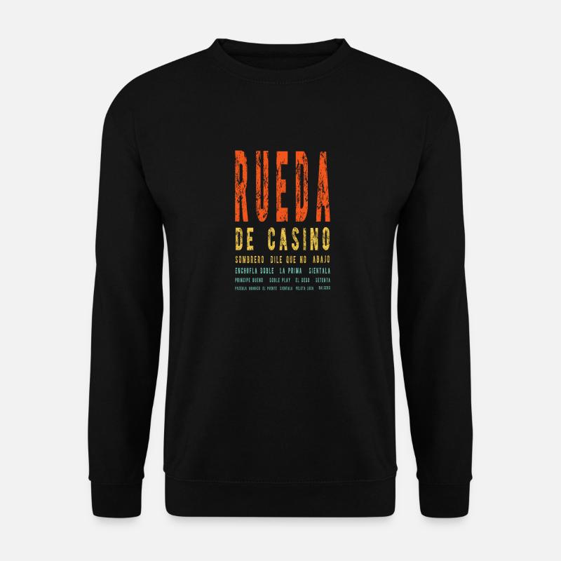 Salsa Rueda Latino Dance T-Shirt - Unisex Sweatshirt - black
