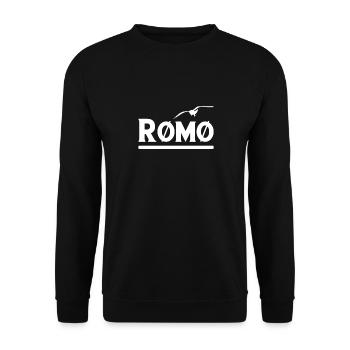 Denmark beach sea Romo Romo Rom holiday gift - Unisex Sweatshirt - black - Front - Alina (178cm) & Michal (187cm)