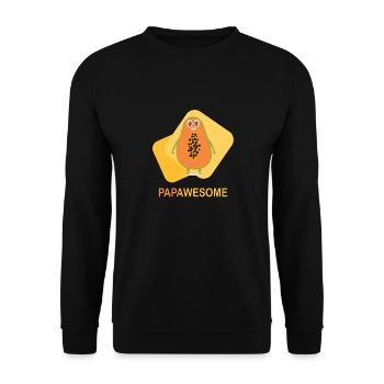 Früchte - Unisex Pullover - Schwarz - Vorne - Alina (178cm) & Michal (187cm)