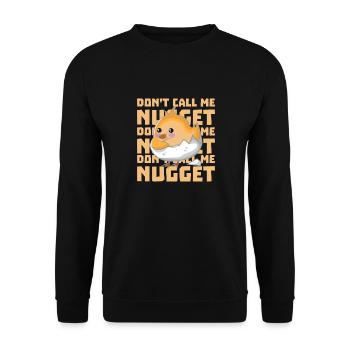 Chick n'est pas une pépite - Sweat-shirt Unisexe - noir - Devant - Alina (178cm) & Michal (187cm)