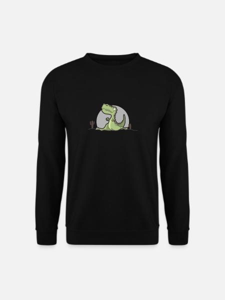 Turnen T-Rex Gymnastik Spagat Kontortionist Dino - Unisex Pullover - Schwarz