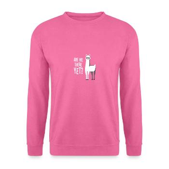 Are we there yet? - Unisex Pullover - Pink - Vorne