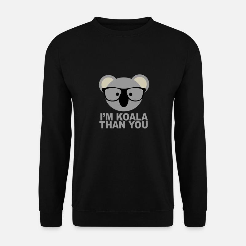 Koala - Unisex Pullover - Schwarz