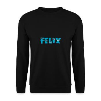 Felix - Unisex Sweatshirt - black - Front - Alina (178cm) & Michal (187cm)