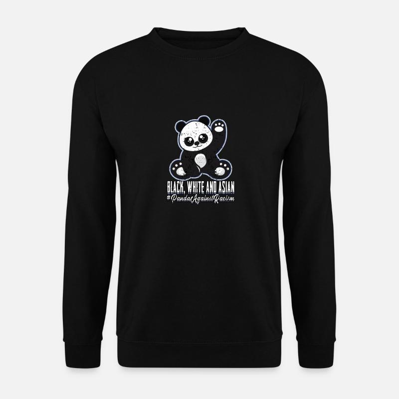 Panda - Unisex Pullover - Schwarz