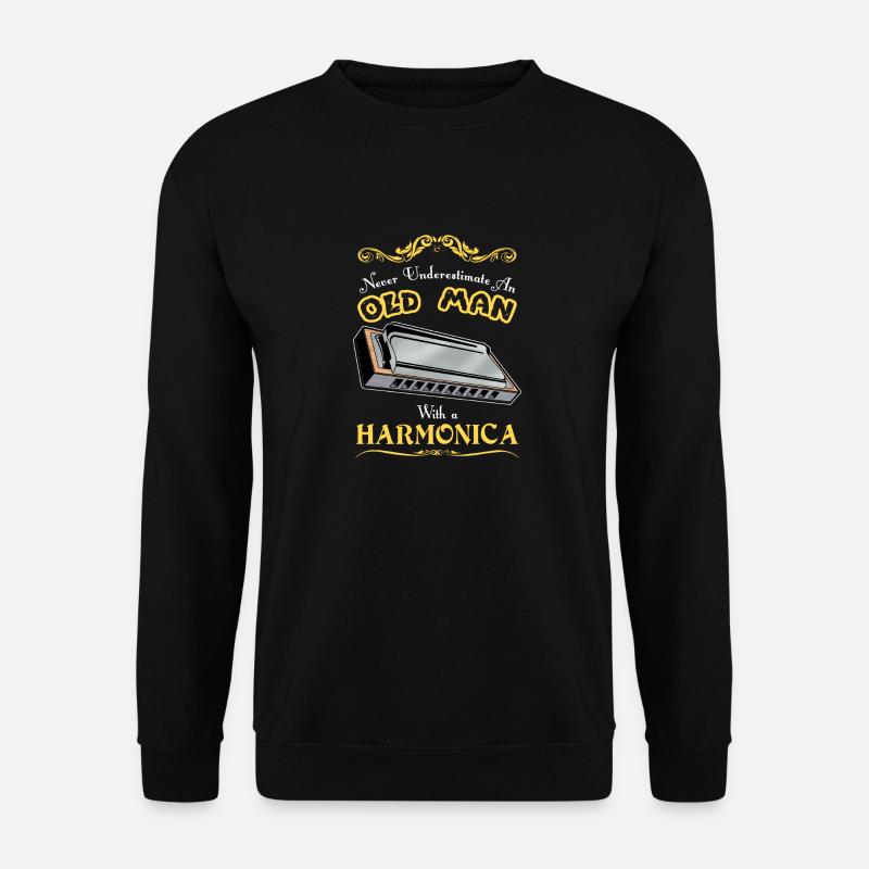 harmonica - Sweat-shirt Unisexe - noir
