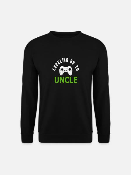 Zocker Gamer Onkel Videospiele Geschenk Gaming - Unisex Pullover - Schwarz