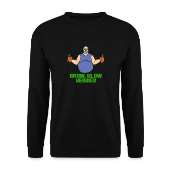 Vendeur de légumes - Sweat-shirt Unisexe - noir - Devant - Alina (178cm) & Michal (187cm)