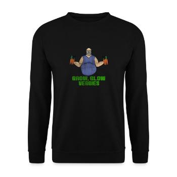Vendeur de légumes - Sweat-shirt Unisexe - noir - Devant - Alina (178cm) & Michal (187cm)