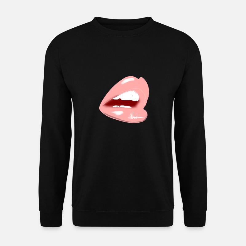 Big Kiss - Unisex Pullover - Schwarz