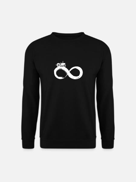 Infinity Tractor Forever Tractor Fan - Unisex Sweatshirt - black