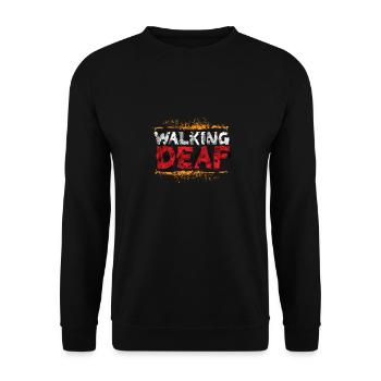 La sourde - Sweat-shirt Unisexe - noir - Devant - Alina (178cm) & Michal (187cm)