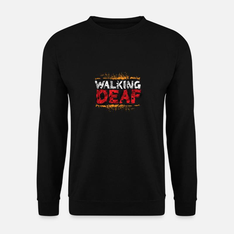 The Walking Deaf - Unisex Pullover - Schwarz