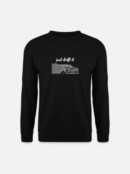 just drift it print bright - Unisex Sweatshirt - black
