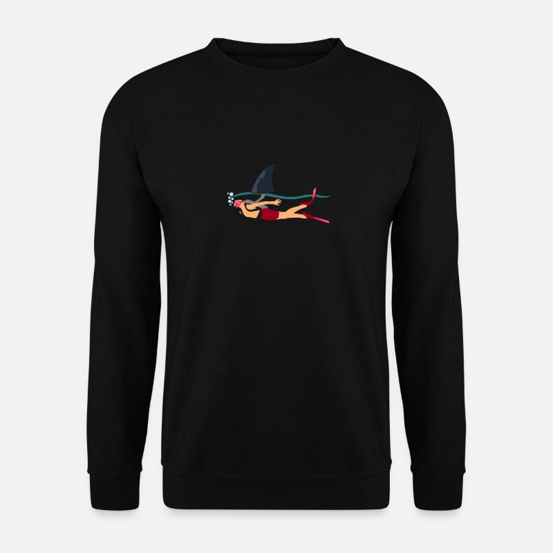 Human Shark - Unisex Sweatshirt - black