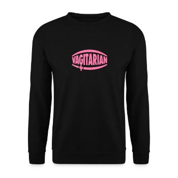 Lesbienne lesbienne lesbienne LGBT Gay Pride - Sweat-shirt Unisexe - noir - Devant - Alina (178cm) & Michal (187cm)