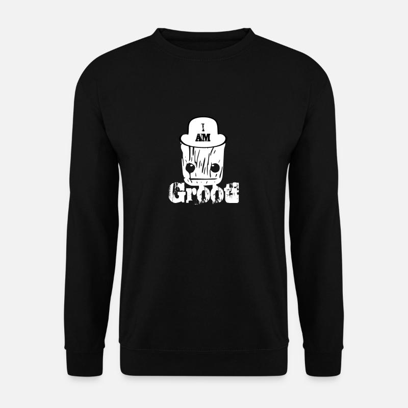 I Am Grooti - Unisex Pullover - Schwarz