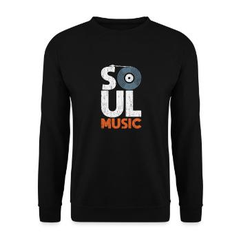 Soul musique cadeau enfants Noël - Sweat-shirt Unisexe - noir - Devant - Alina (178cm) & Michal (187cm)