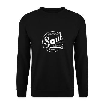Cadeau pour lecteur de musique soul - Sweat-shirt Unisexe - noir - Devant - Alina (178cm) & Michal (187cm)