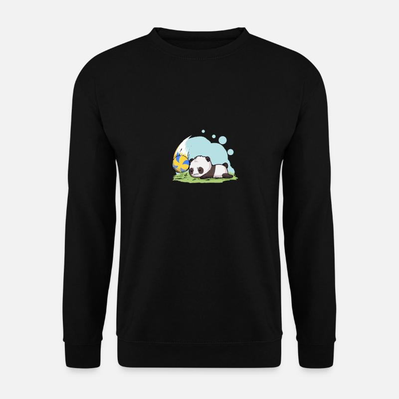 Panda Volleyball - Unisex Pullover - Schwarz