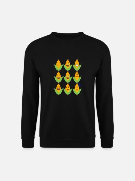 Corn Emojis - Unisex Sweatshirt - black