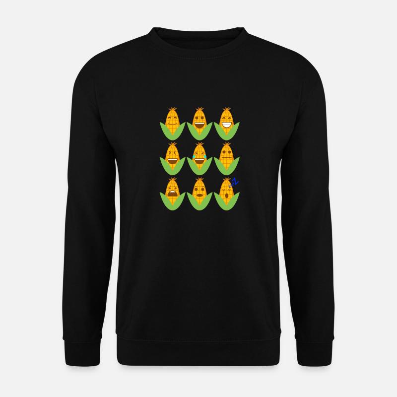 Mais Emojis - Unisex Pullover - Schwarz