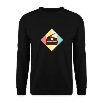 pianist - Unisex Sweatshirt - black - Front - Alina (178cm) & Michal (187cm)