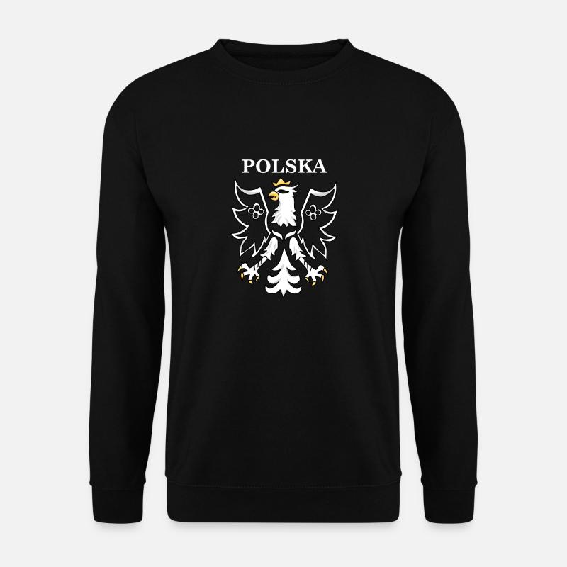 polnischer Adler Polen Pole - Unisex Pullover - Schwarz