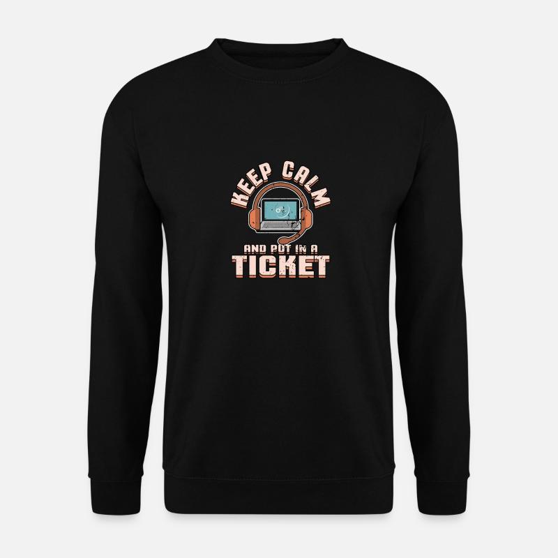 Tech support - Unisex Pullover - Schwarz