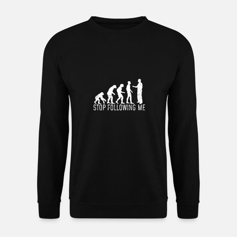 L’évolution Écoutez-moi cadeau - Sweat-shirt Unisexe - noir