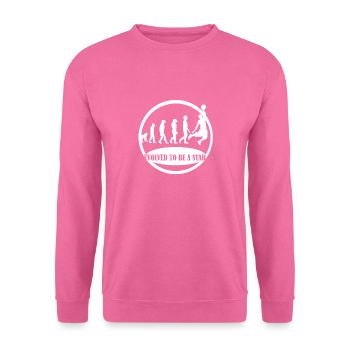 Evolution Basketballer Ball cadeau - Sweat-shirt Unisexe - rose - Devant