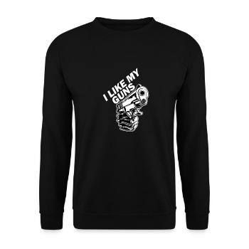 Sport shooting Shooting - Unisex Sweatshirt - black - Front - Alina (178cm) & Michal (187cm)