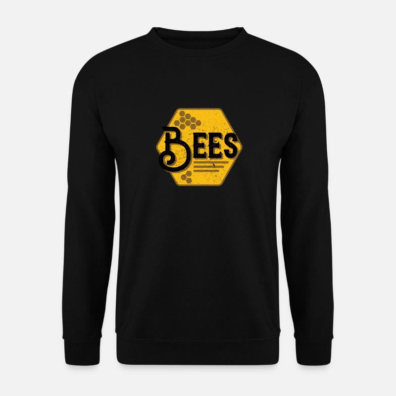 Bees Bienen - Unisex Pullover - Schwarz