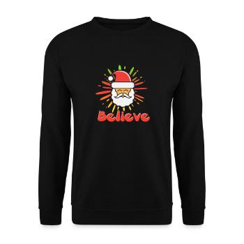 Noël - Sweat-shirt Unisexe - noir - Devant - Alina (178cm) & Michal (187cm)