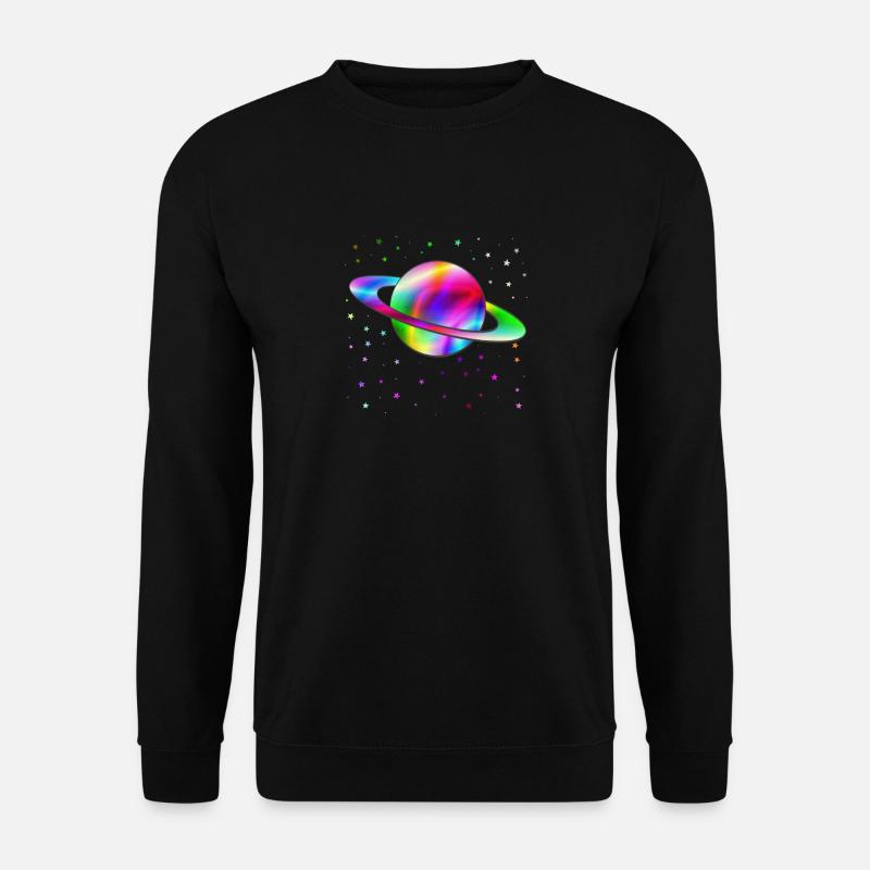 Saturn - Unisex Pullover - Schwarz