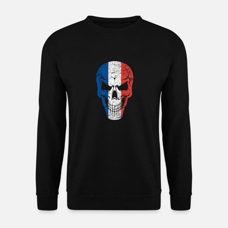 Totenkopf Frankreich - Unisex Pullover - Schwarz