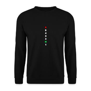 Circuit de moto T-shirt Streetbike Biker Racing - Sweat-shirt Unisexe - noir - Devant - Alina (178cm) & Michal (187cm)