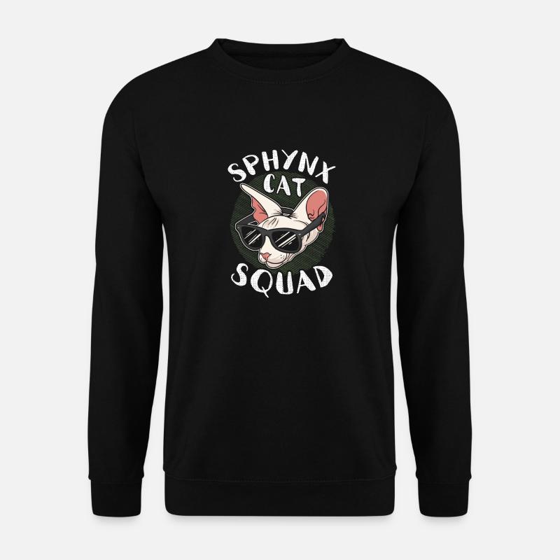 Sphynx Cat Squad - Sweat-shirt Unisexe - noir