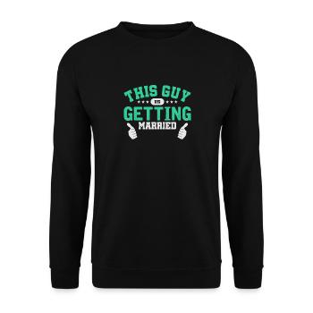 Bachelor - Unisex Sweatshirt - black - Front - Alina (178cm) & Michal (187cm)