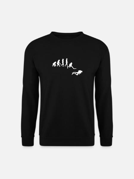 Evolution Diving Diver Scuba Diving Gift - Unisex Sweatshirt - black