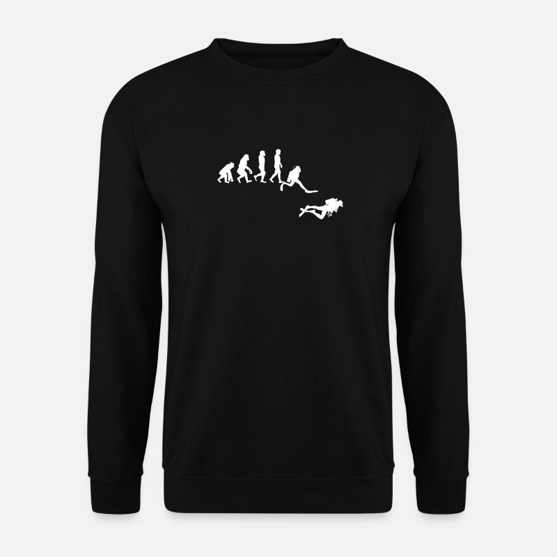 Evolution Diving Diver Scuba Diving Gift - Unisex Sweatshirt - black