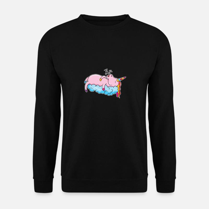 Einhorn nope - Unisex Pullover - Schwarz