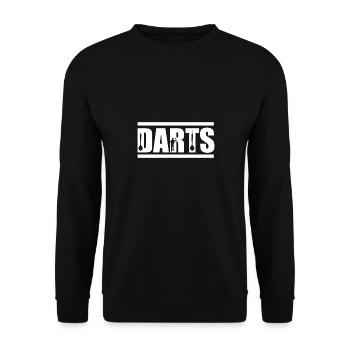 jeu de fléchettes - Sweat-shirt Unisexe - noir - Devant - Alina (178cm) & Michal (187cm)