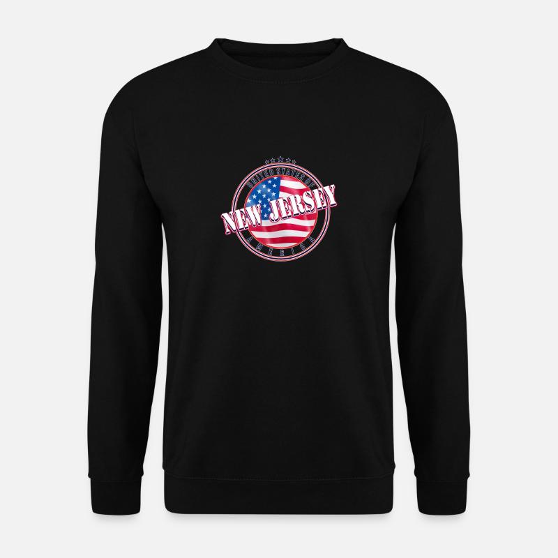 New Jersey Amerika Land Geschenk - Unisex Pullover - Schwarz