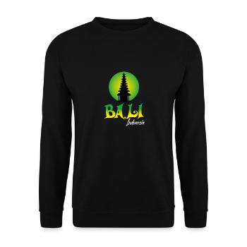 Bali - Unisex Sweatshirt - black - Front - Alina (178cm) & Michal (187cm)